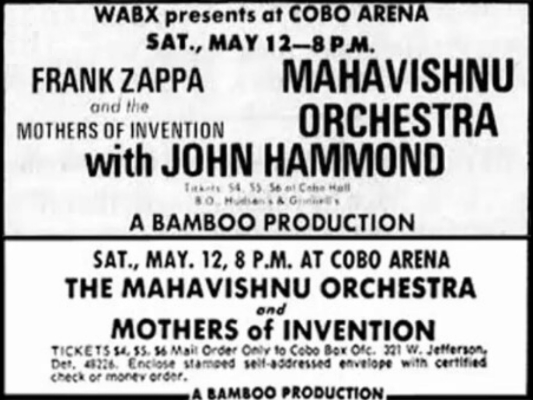 12/05/1973Cobo Hall, Detroit, MI